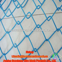 Vinyl coated chain link fence